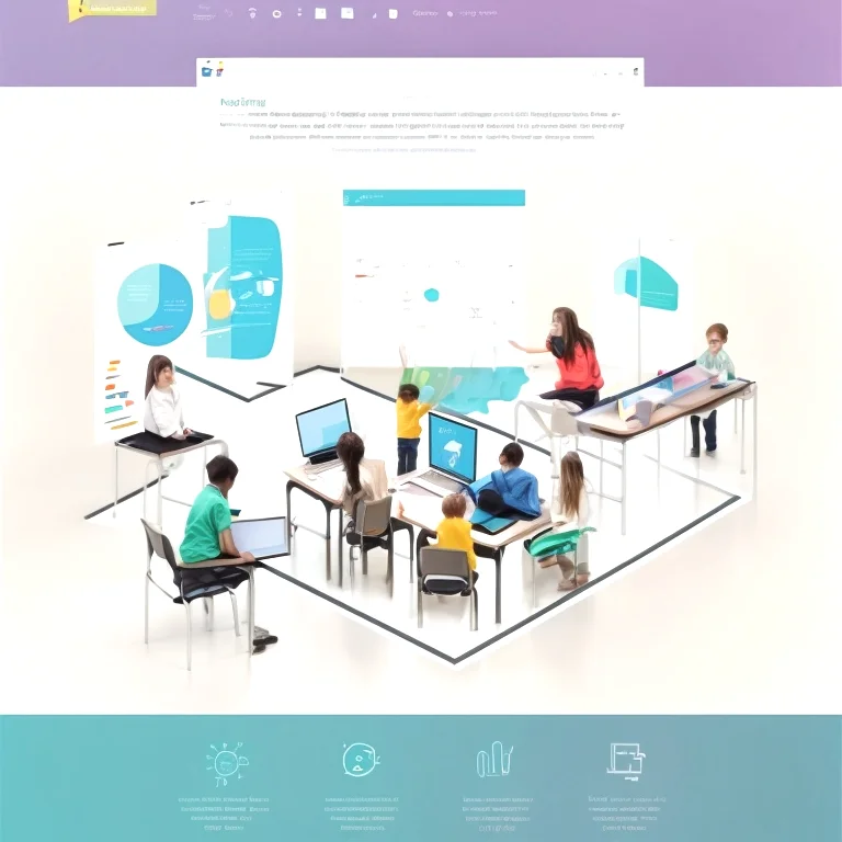 AI education online platform interface